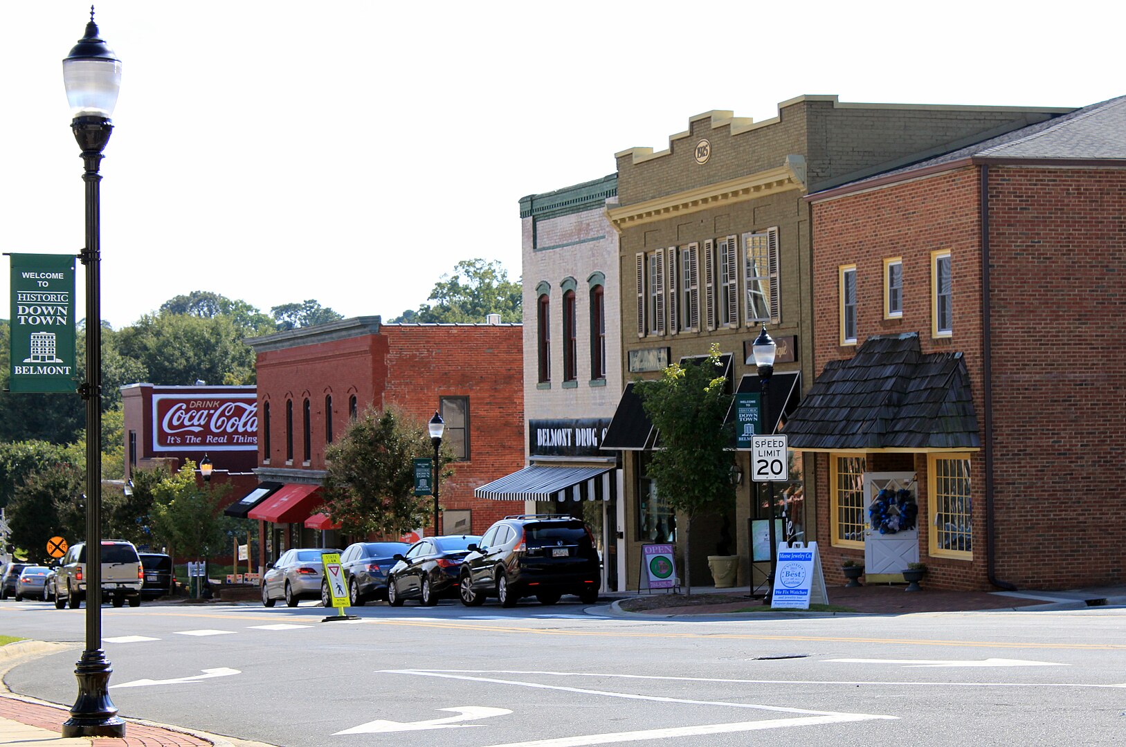 Historic Belmont, NC, where Roby Services provided HVAC, electrical, and plumbing services to the local community.